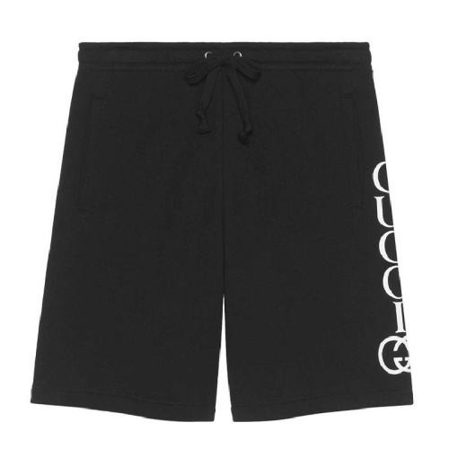 【服装】 GUCCI/古驰 男士黑色棉质短裤 536557X3Q37 1082 PLFSX